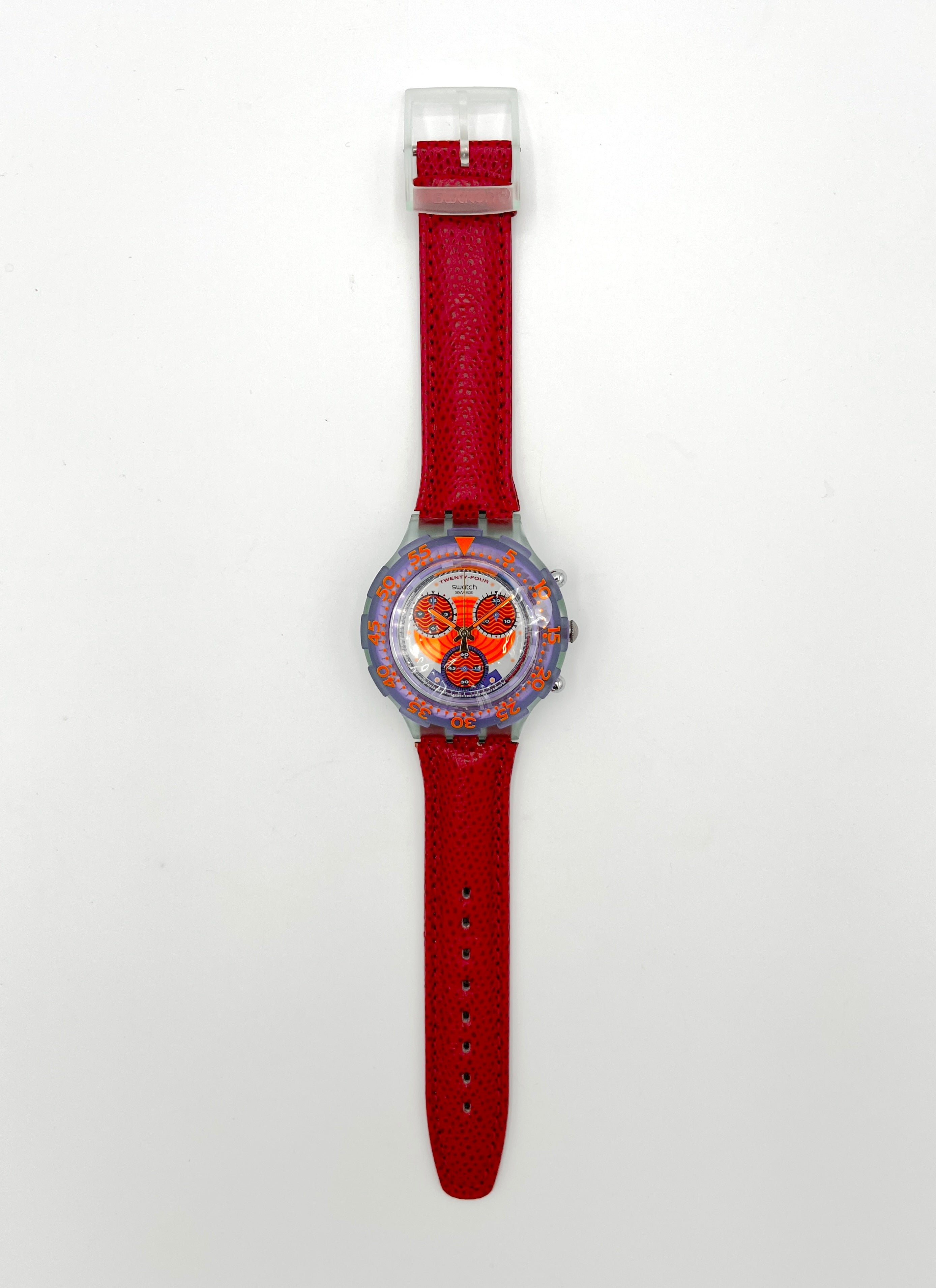 Swatch AquaChrono RED HARBOUR SBG100 (1993) - new in box