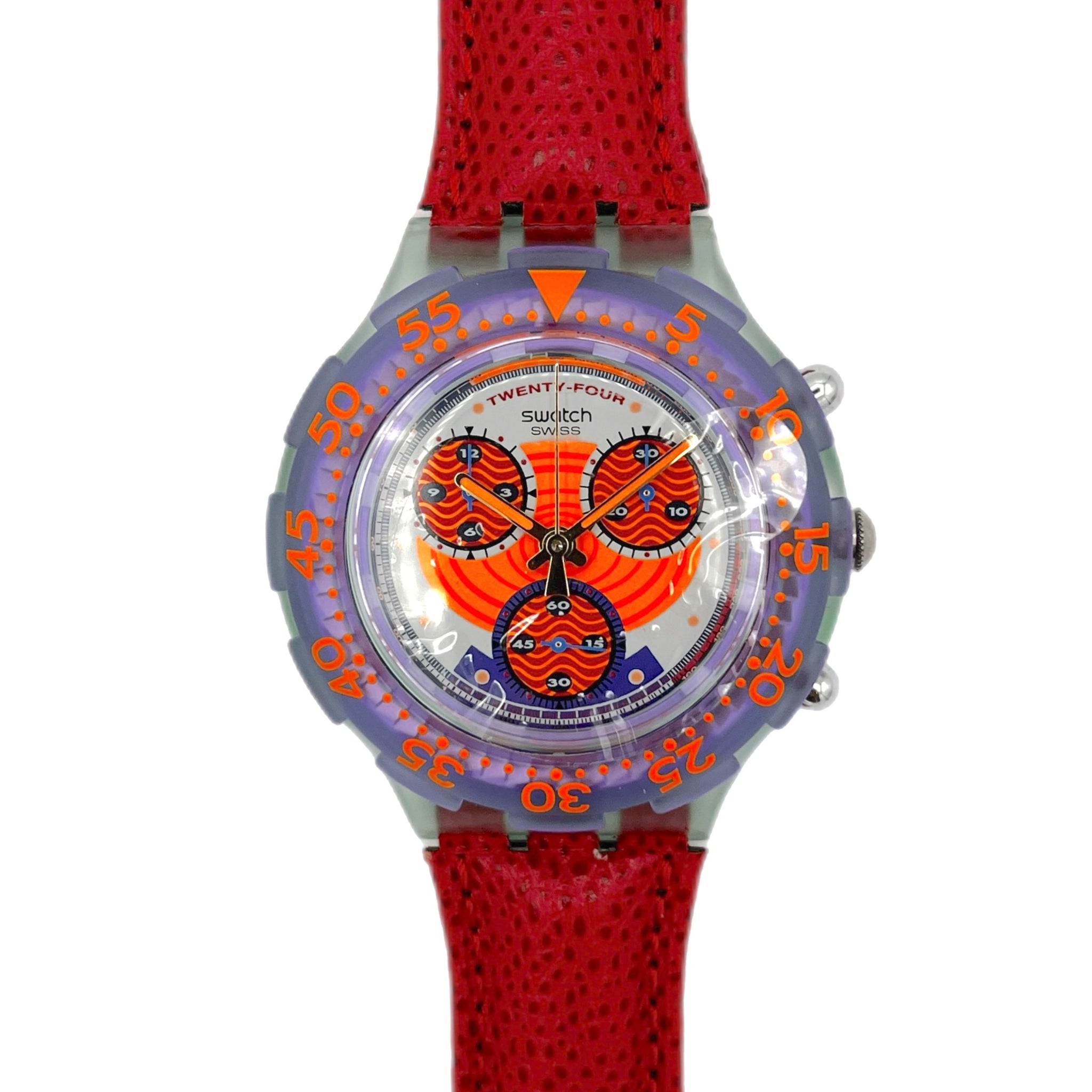 Swatch AquaChrono RED HARBOUR SBG100 (1993) - new in box