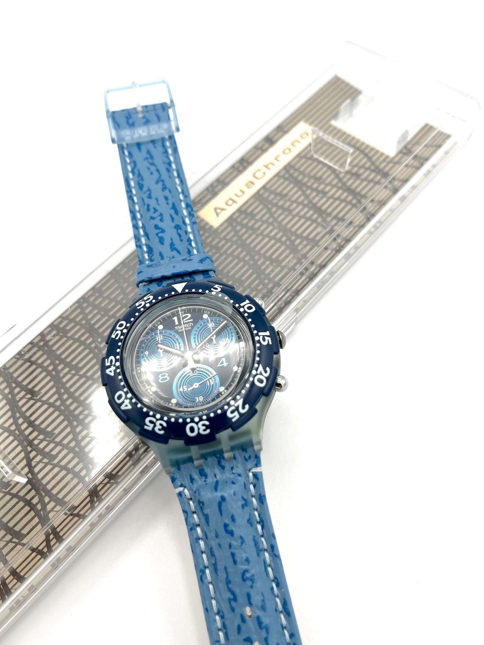 Swatch AquaChrono BLUE WINGS SBL100 (1995)