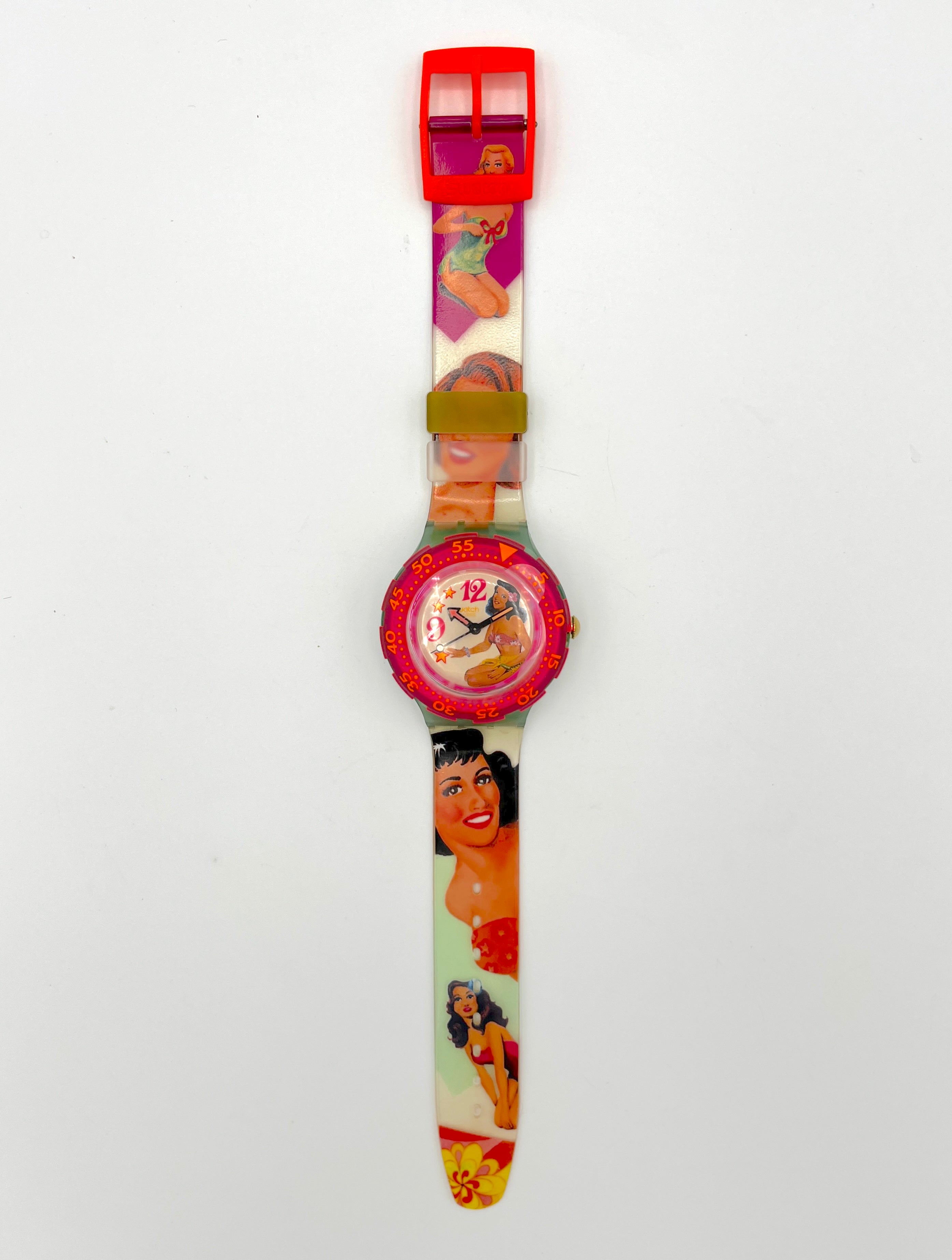 Swatch Scuba 200 BEACH VIRGIN SDG104 (1994) - new in box
