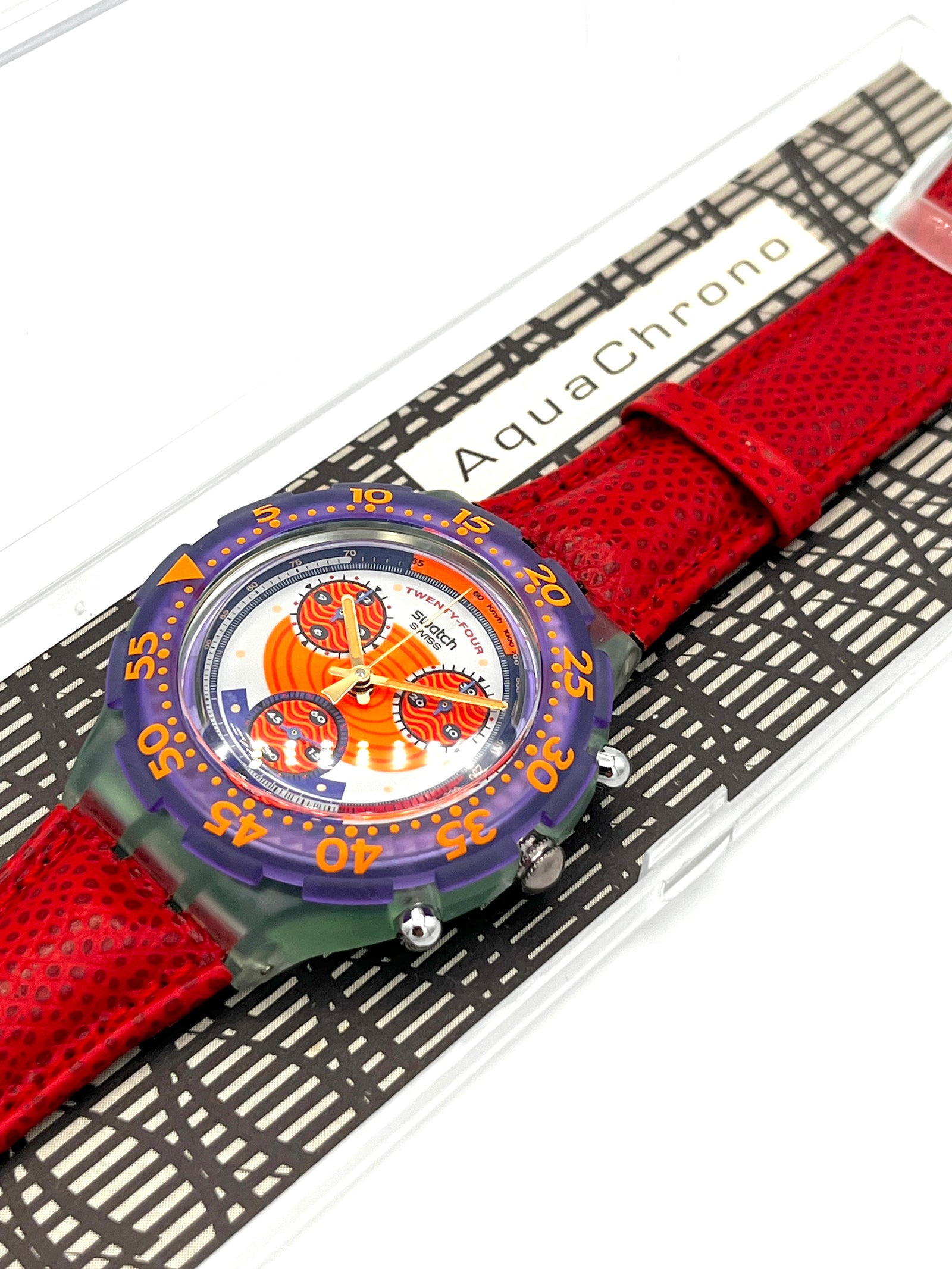 Swatch Aqua Chrono RED HARBOUR SBG100 (1993)