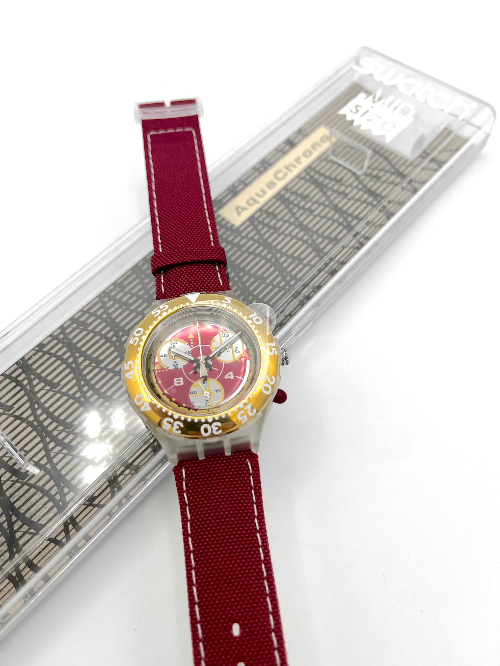 Swatch Midi Aqua Chrono ROUGE SOLEIL SEK105 (1995)