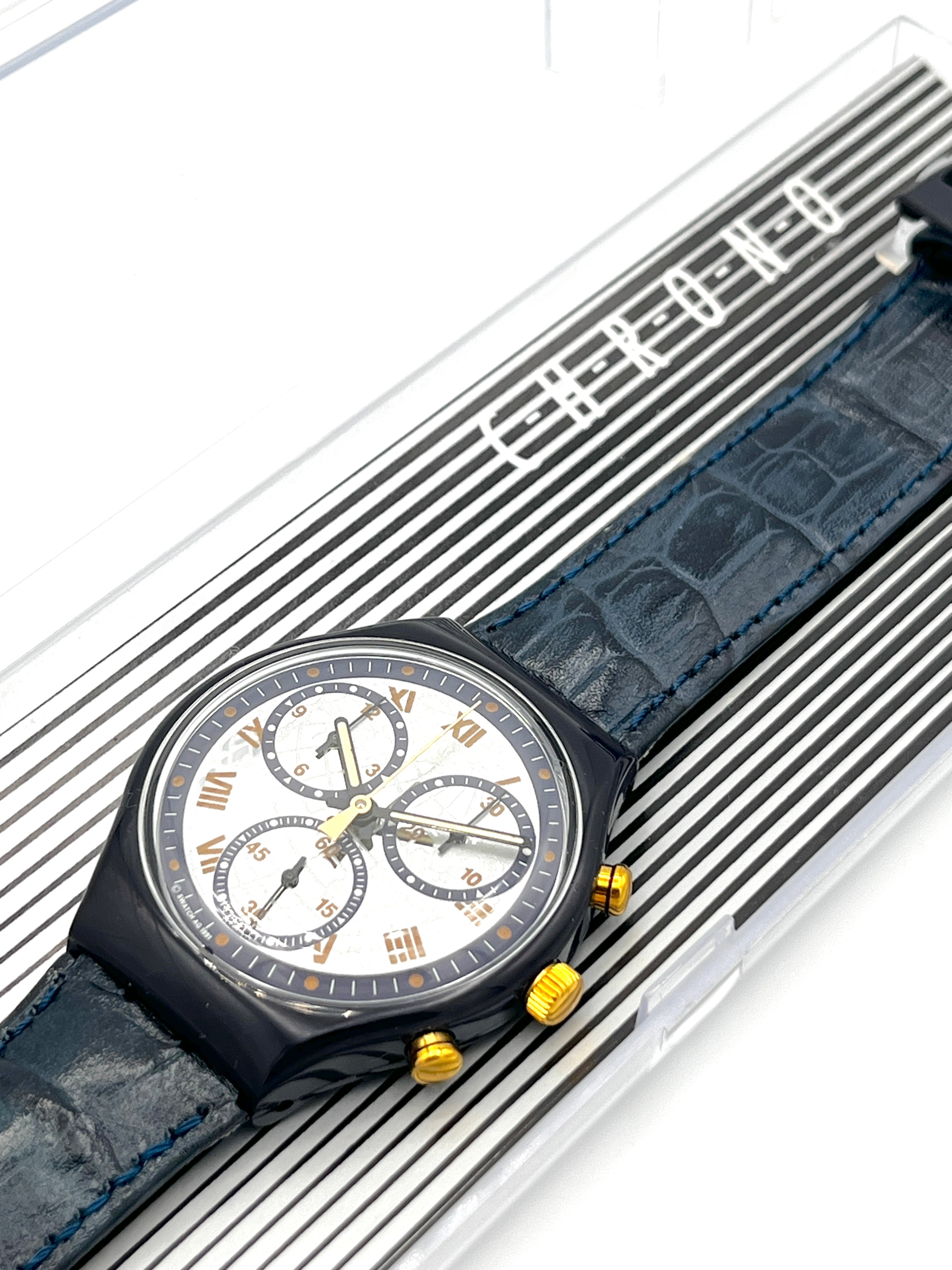 Swatch Chrono TIMELESS ZONE SCN104 (1992) - new in box