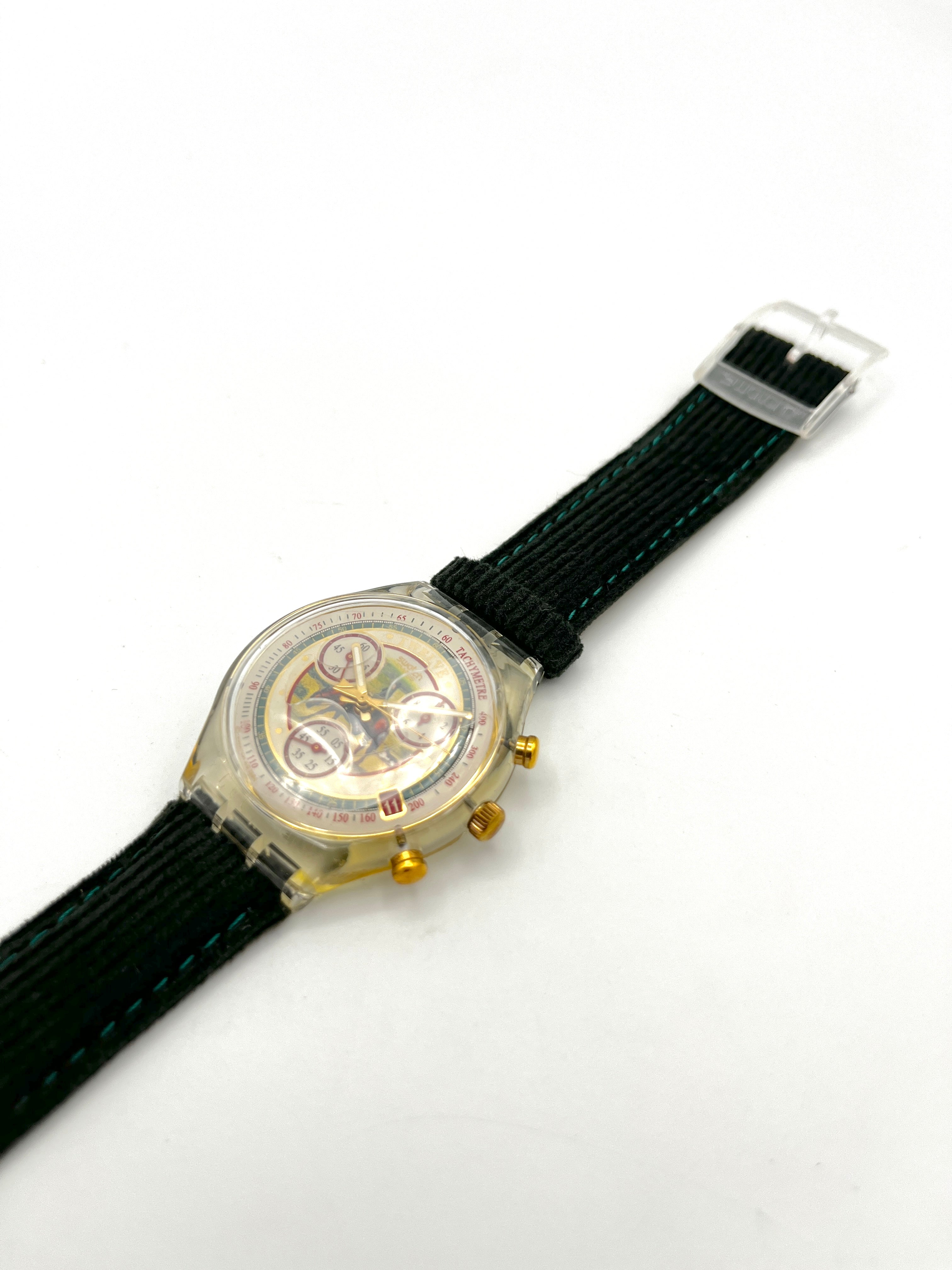 Swatch Chrono SA MAJESTE VELOURS SCK405 (1995) - new in box