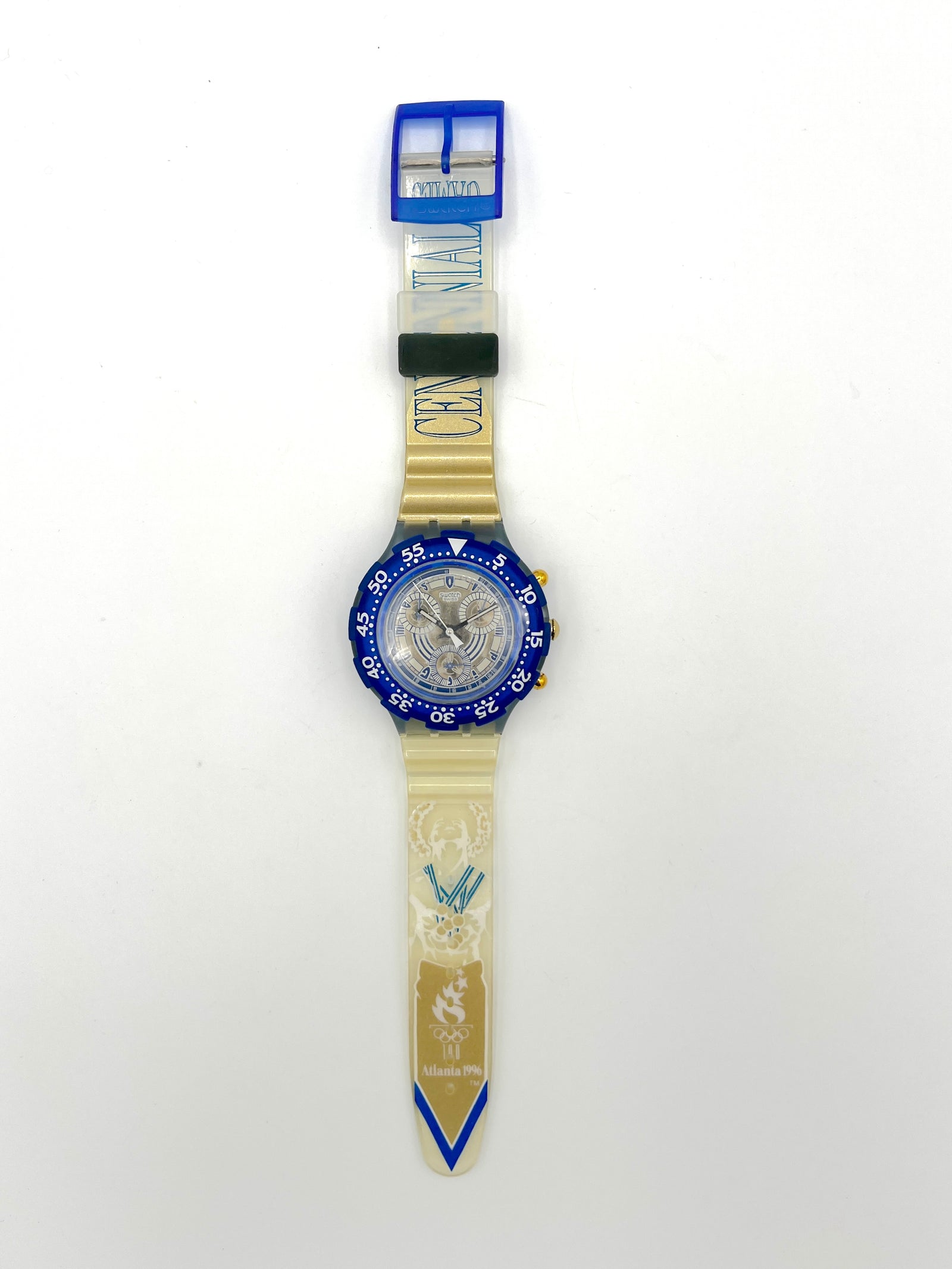 Swatch Aqua Chrono Olympia Spéciale Aquachrono NIKIPHOROS SBZ102 (1995)