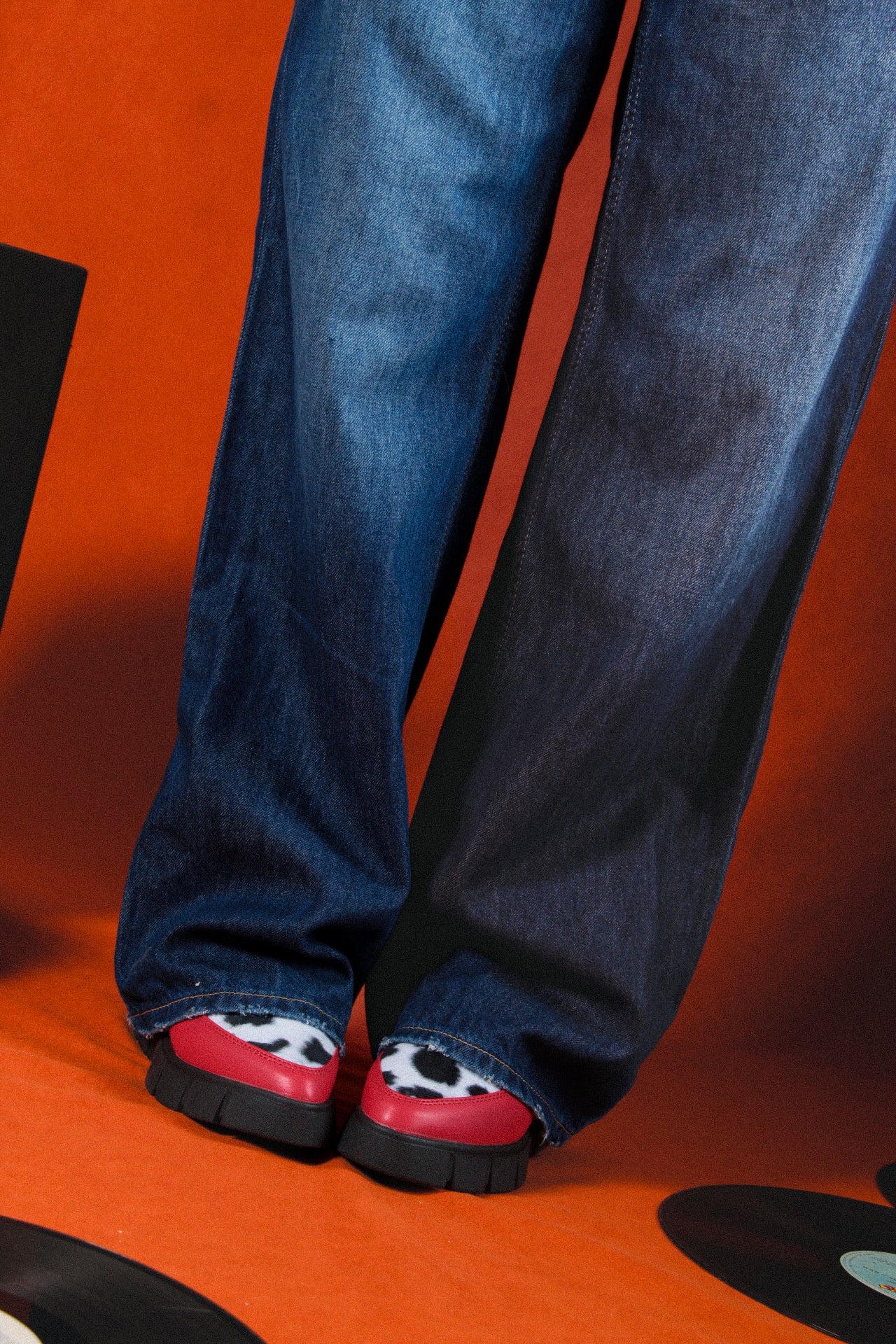 Watch with angels on the strap on a white background