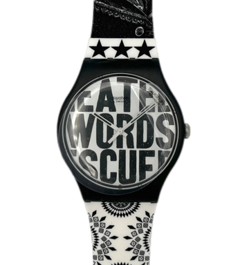 Swatch New Gent Artist Special WORDS SUOZ124 (2012)