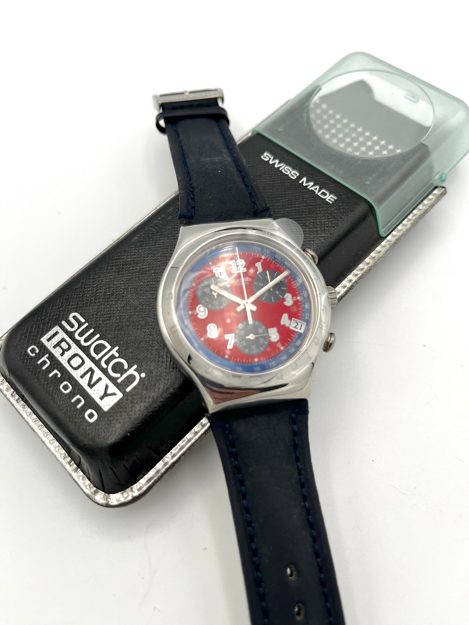 Swatch Irony Chrono SECRET AGENT RED YCS405 (1998)