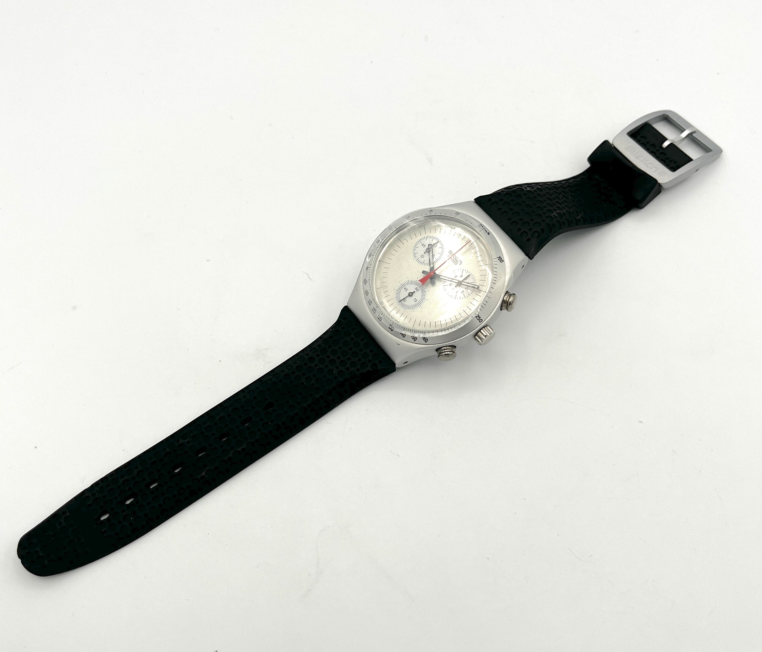 Swatch Irony Chrono TIME CUT YCS1005 (1996) - new in box