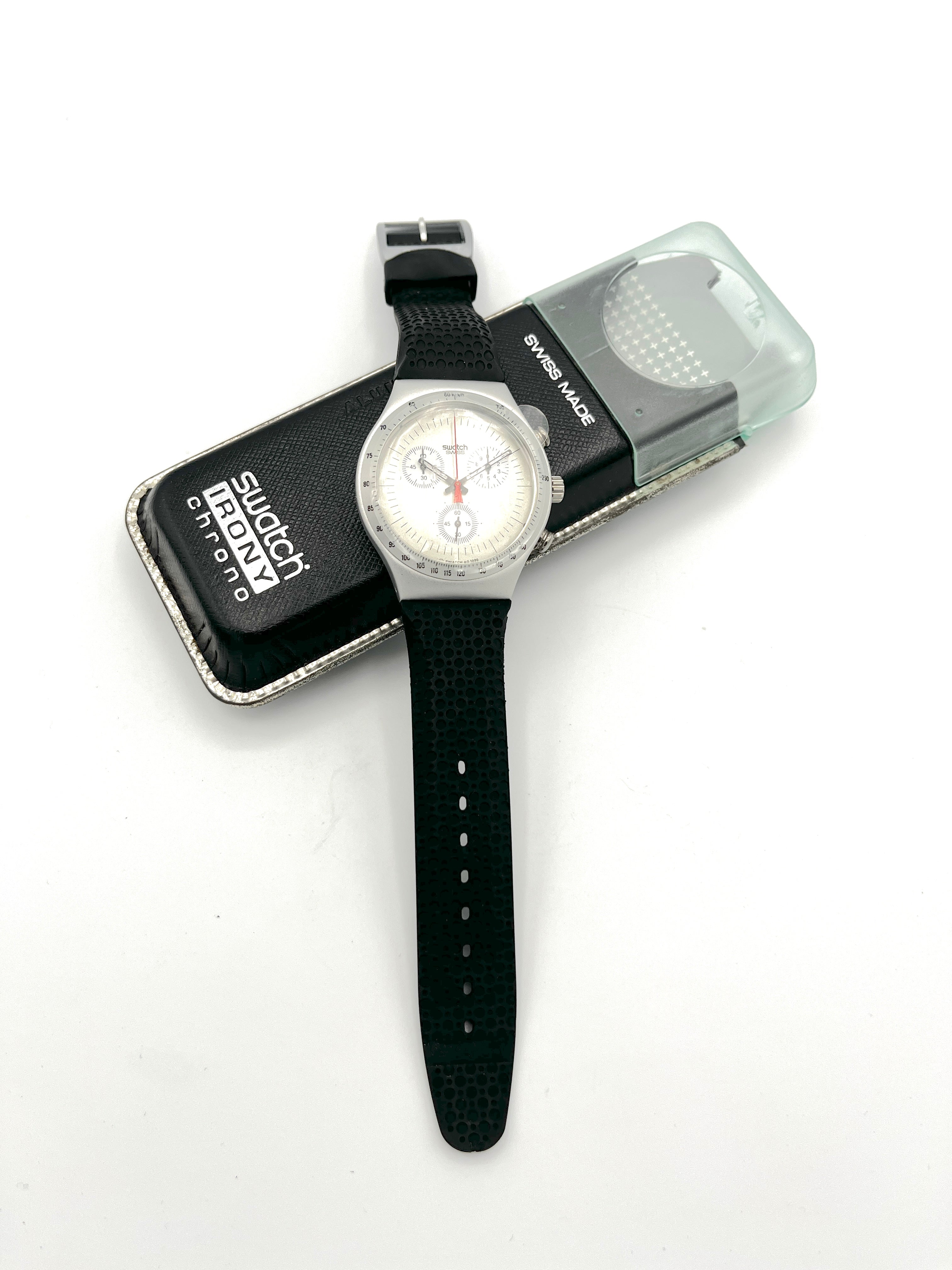 Swatch Irony Chrono TIME CUT YCS1005 (1996) - new in box