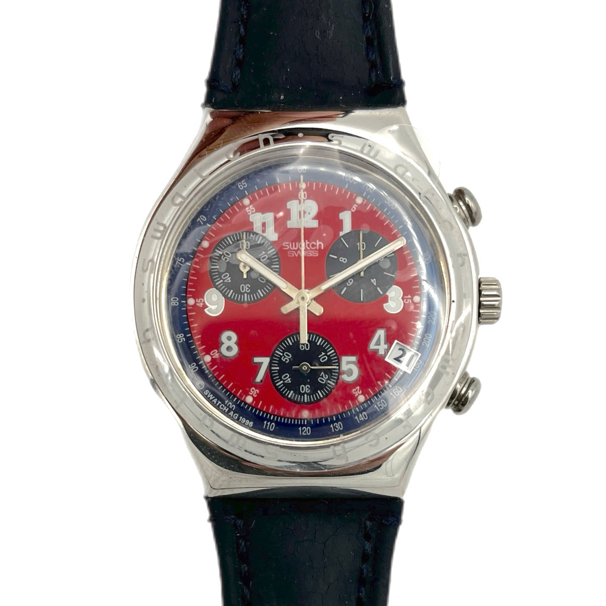 Swatch Irony Chrono SECRET AGENT RED YCS405 (1998)