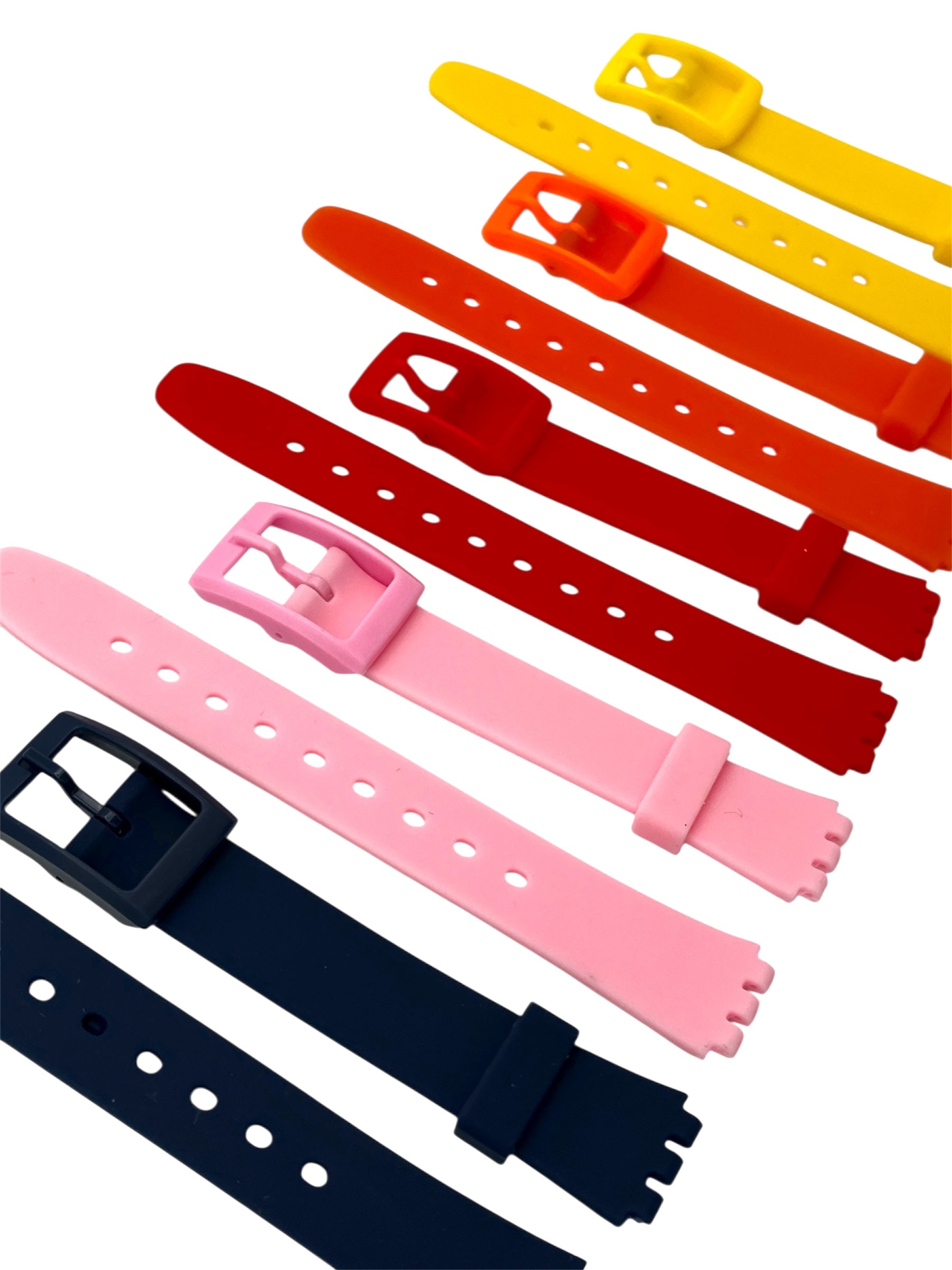 12mm Replacement Band For Swatch Lady watch - 9 colors