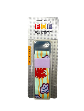 Bracelet de remplacement pour Pop Swatch DOWNHILL APWK154 (1992)