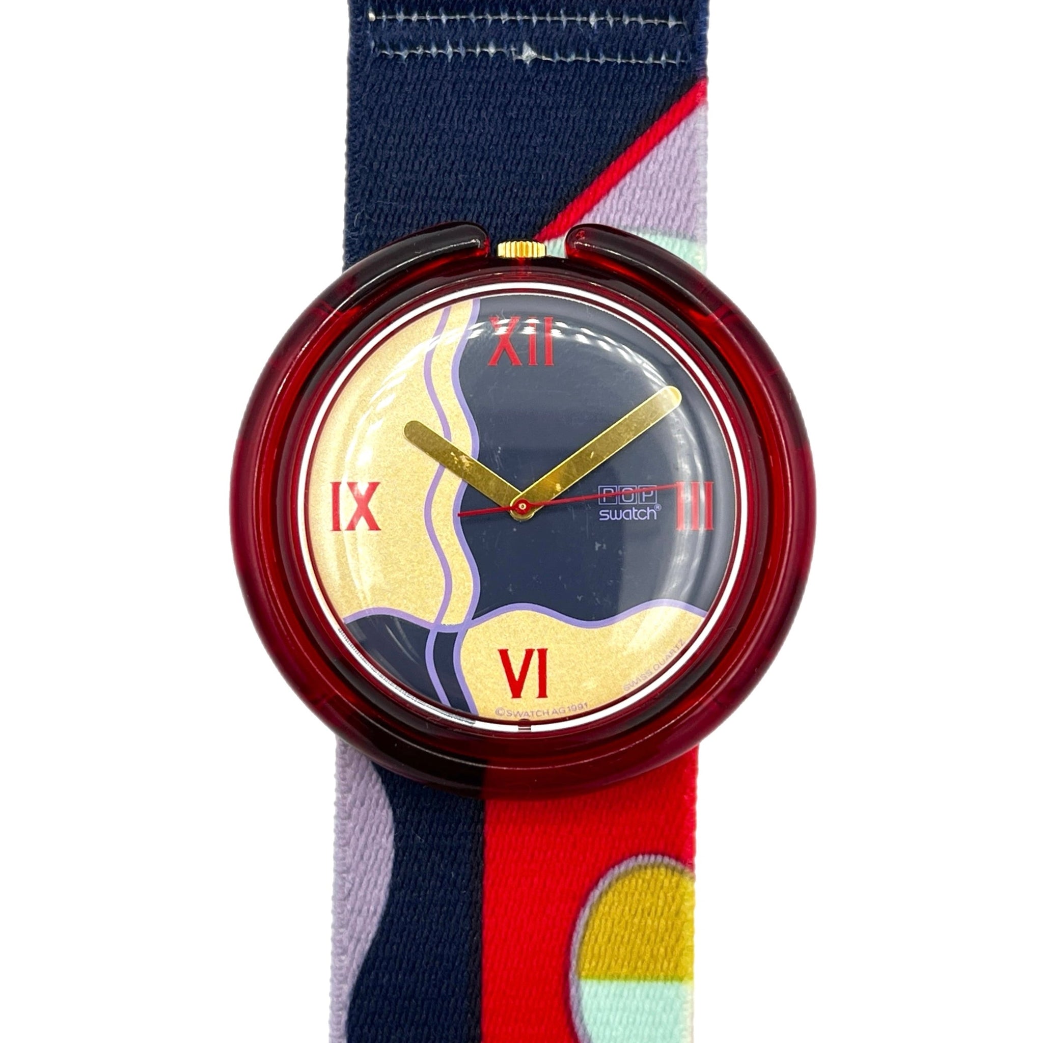Vintage Pop Swatch ART DECO PWR107 (1991) - new in box