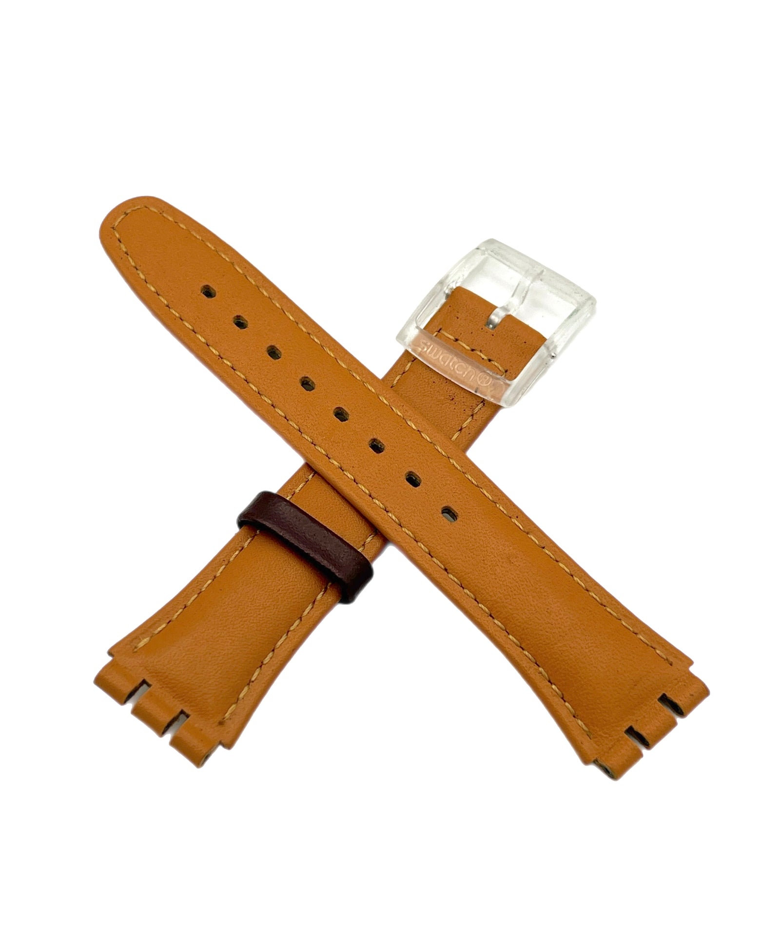 Swatch 17mm Leather Replacement Band CROISSANT CHAUD AGE700 (2003)