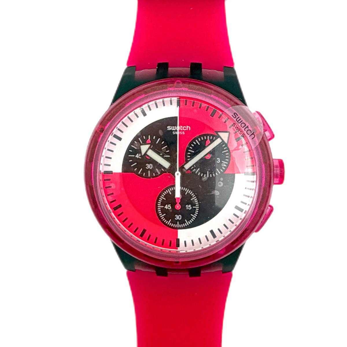 Swatch Chrono Plastic FUCHSIA LINES SUSB110 (2026)