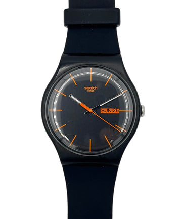 Swatch New Gent DARK REBEL SUOB704