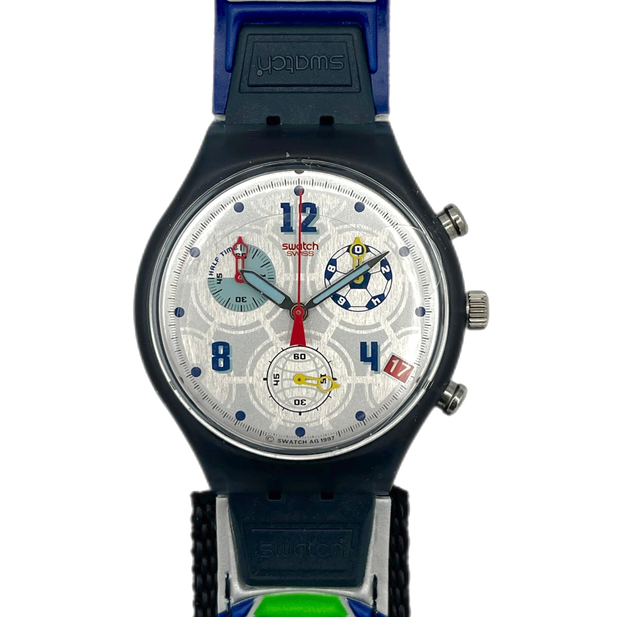 Swatch Chrono GOOOAL BRAZIL SCZ401BR (1998) - new in box