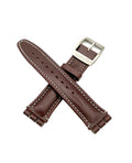 Swatch 19mm Dark Brown Leather Replacement Strap