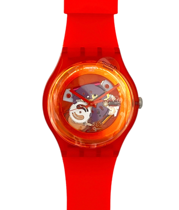 Swatch New Gent ORANGISH LACQUERED SUOO100 (2012)
