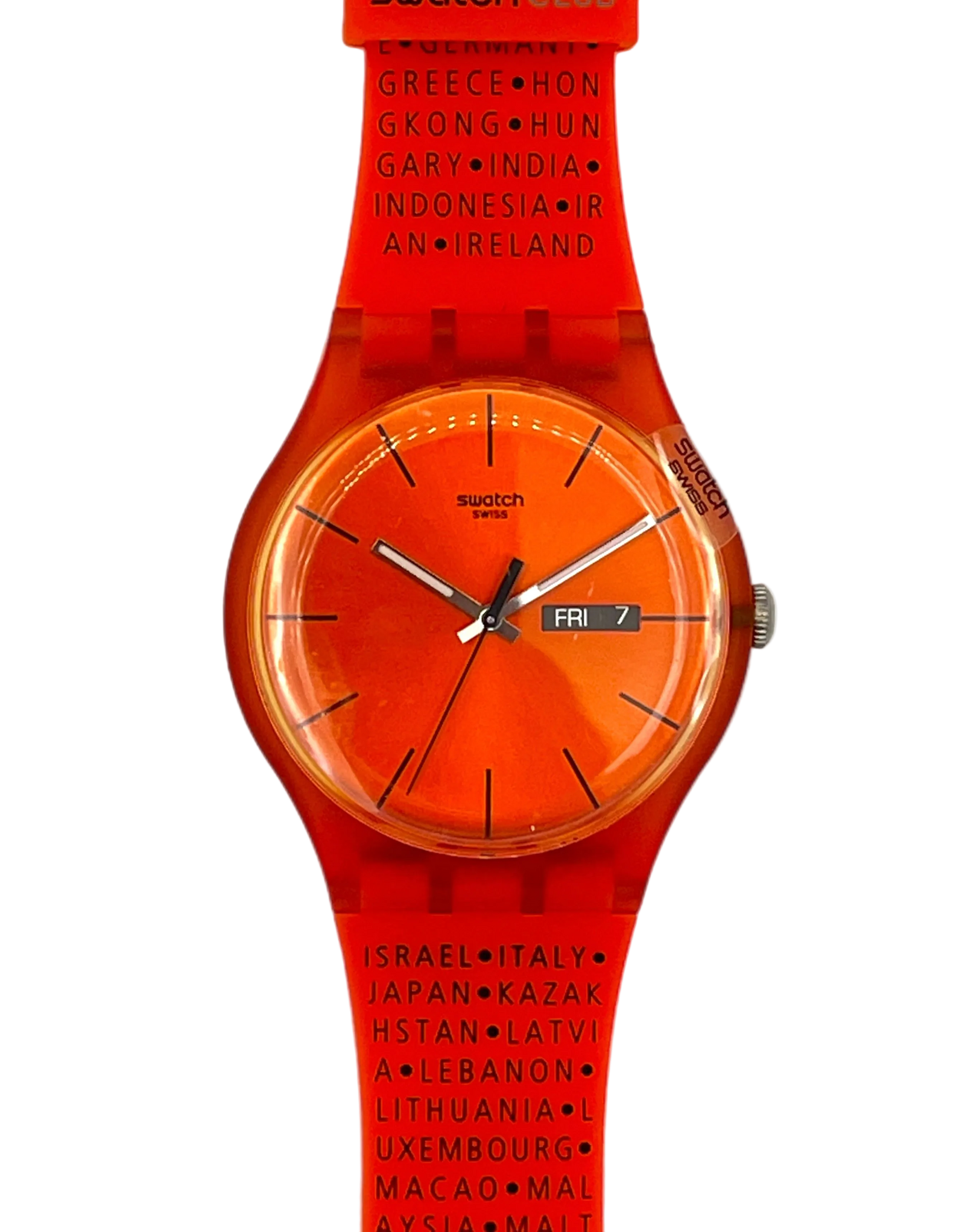 Swatch New Gent PUMPKIN REBEL / 30 YEARS KIT CLUB SUOO700I (2011)