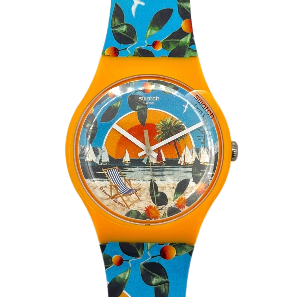 Swatch New Gent LE CHANT DES CIGALES - Destination French RIVIERA SO29Z131 (2023)