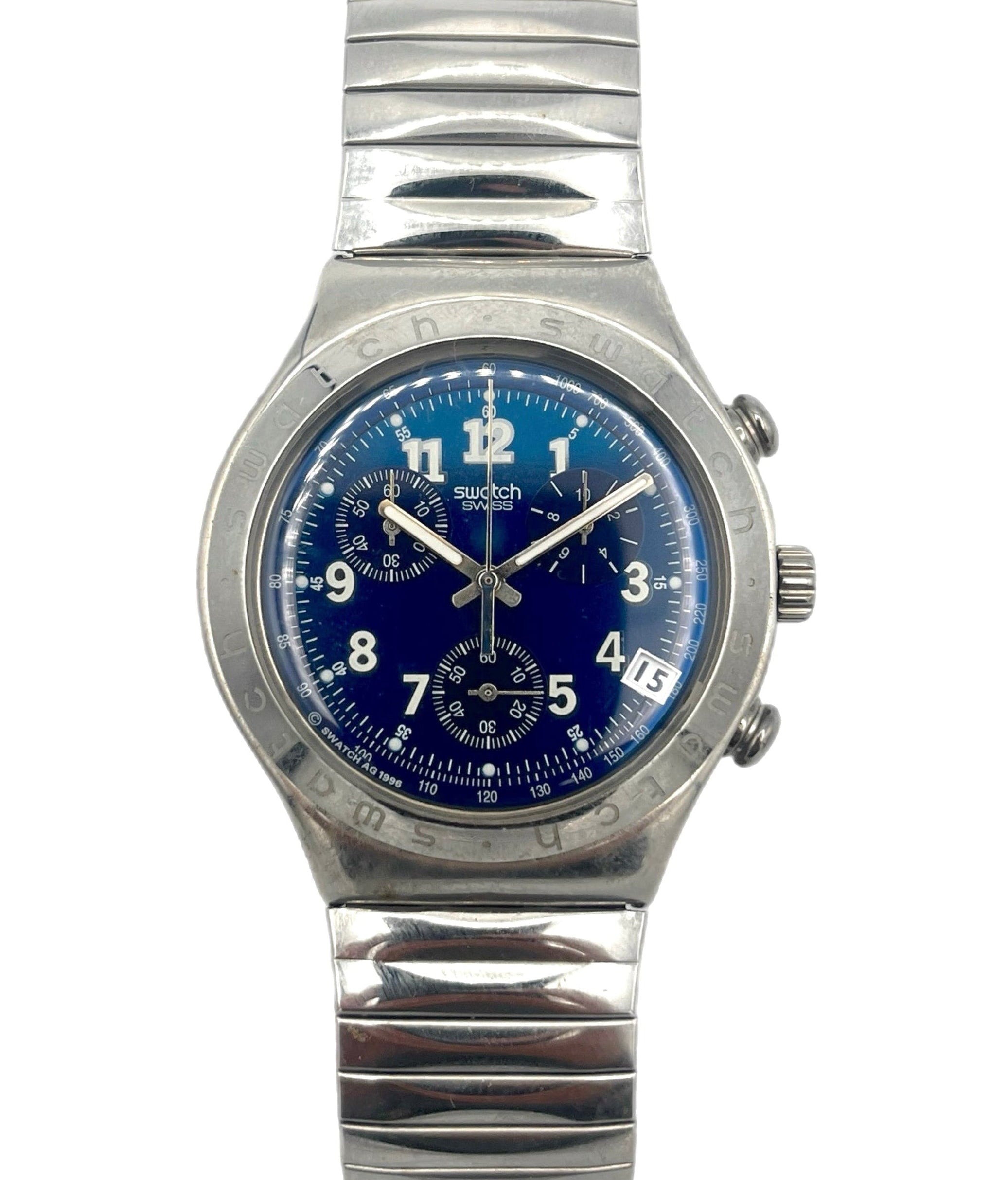 Swatch Irony Chrono Watches | Vintage Stainless Steel Chronograph