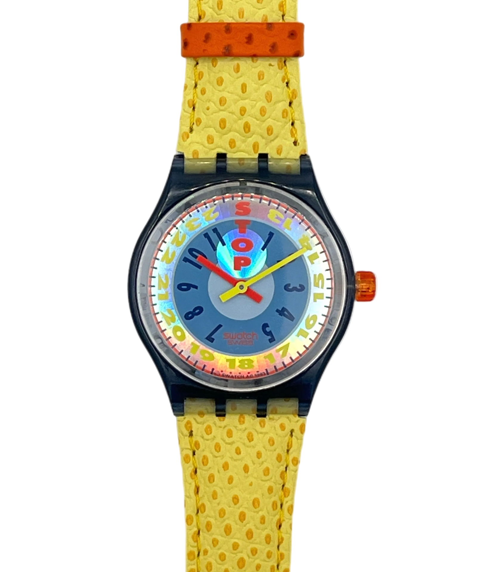 Swatch Stop Watch YELLOW STAR SSM102 (1994)