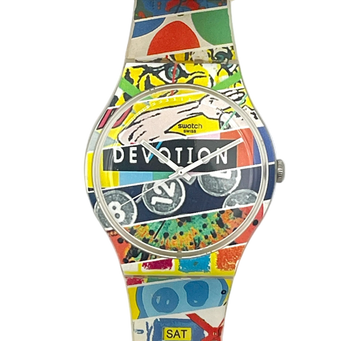 Swatch New Gent Club Special WHITE LOOP SUOZ170 (2014)