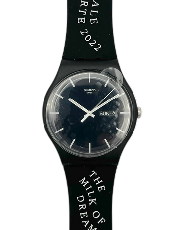 Swatch New Gent Special BLACK MILK By Swatch SUOB720R (2022)