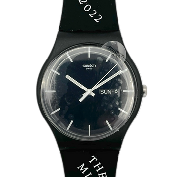Swatch New Gent Special BLACK MILK By Swatch SUOB720R (2022)