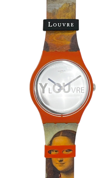 Swatch New Gent Louvre Special LISA MASQUEE SUOZ318 (2019)