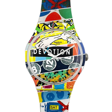 Swatch New Gent Club Special WHITE LOOP SUOZ170 (2014)
