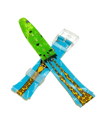 Swatch 17mm Replacement Band Gent STRETCHY AGE119