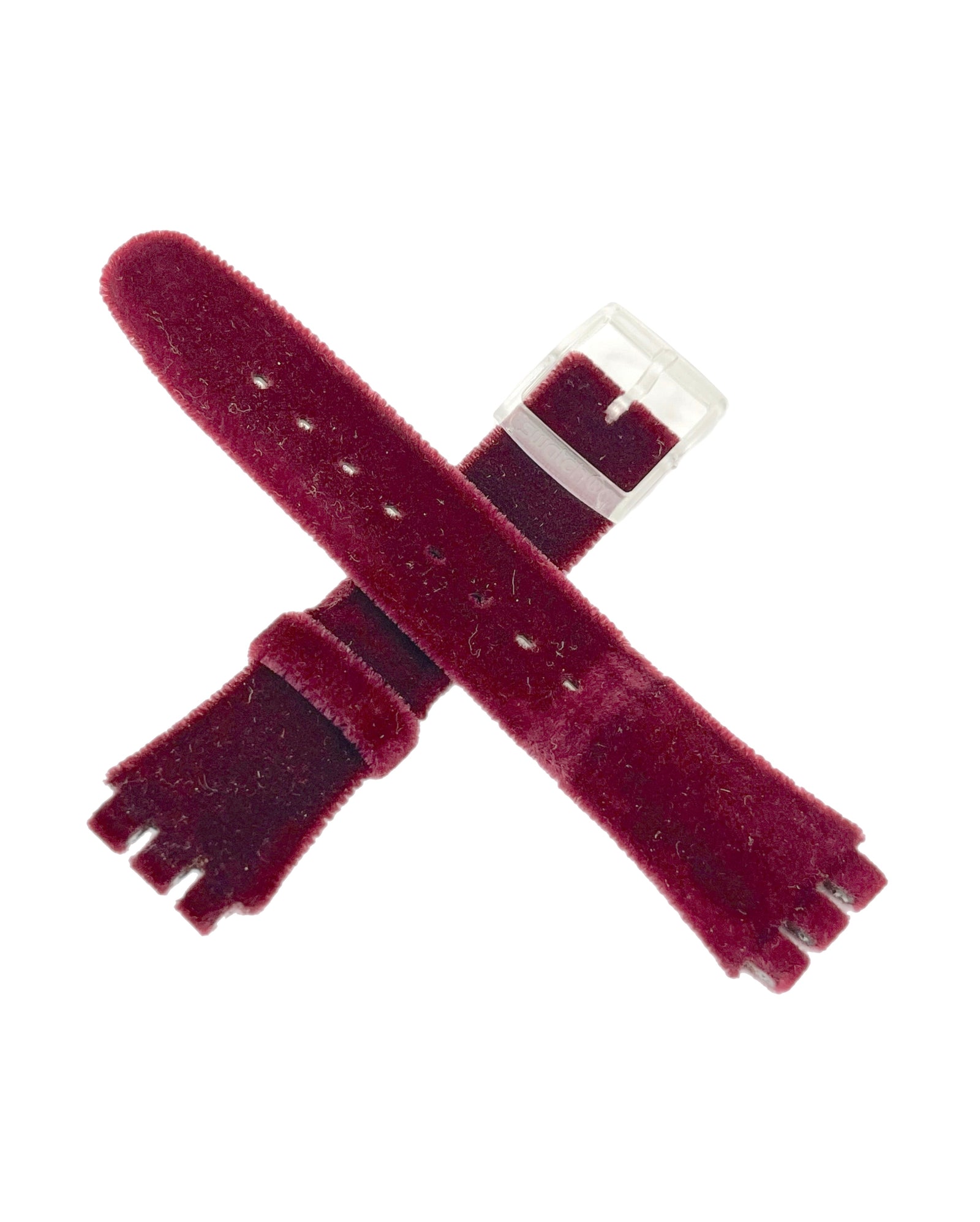 Swatch 17mm Replacement Blackberry Suede Band
