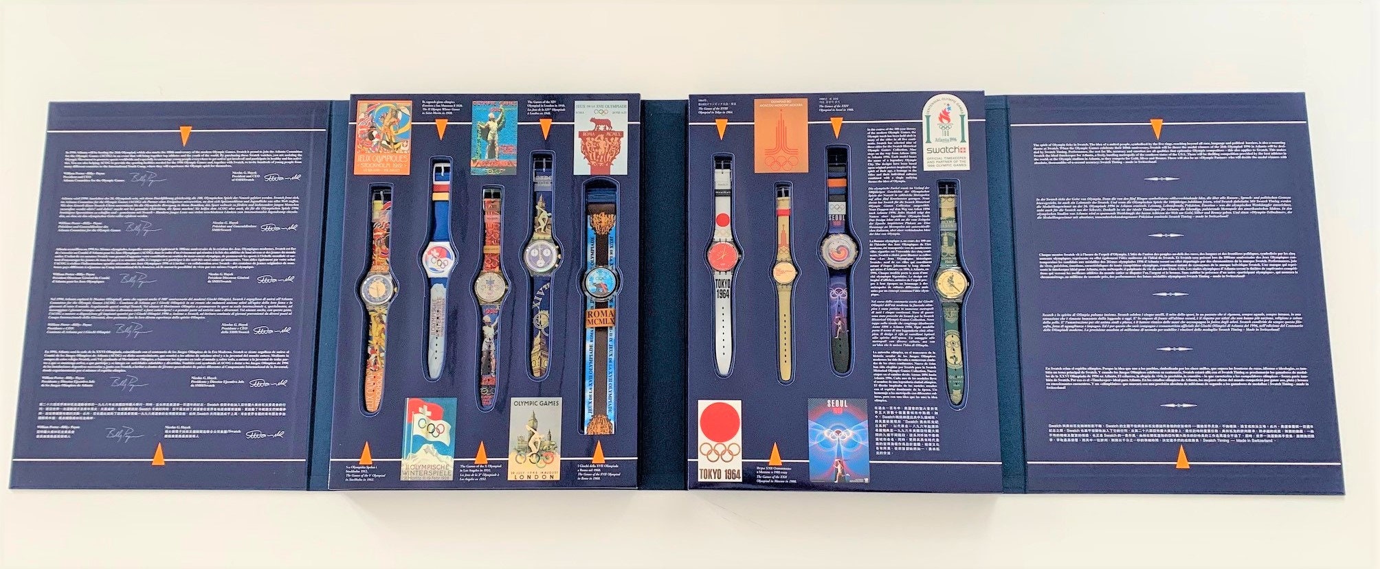 Swatch Olympic Special HISTORIC OLYMPIC GAMES Box I SZS01 (1996)