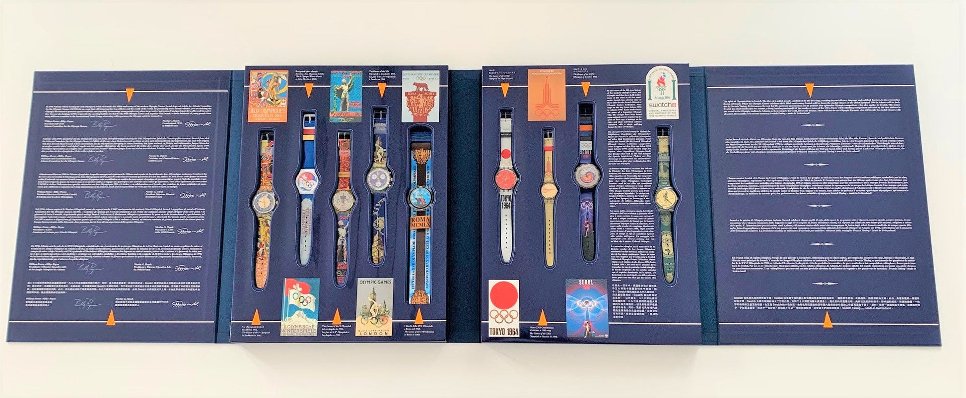 Swatch Olympic Special HISTORIC OLYMPIC GAMES Box I SZS01 (1996)