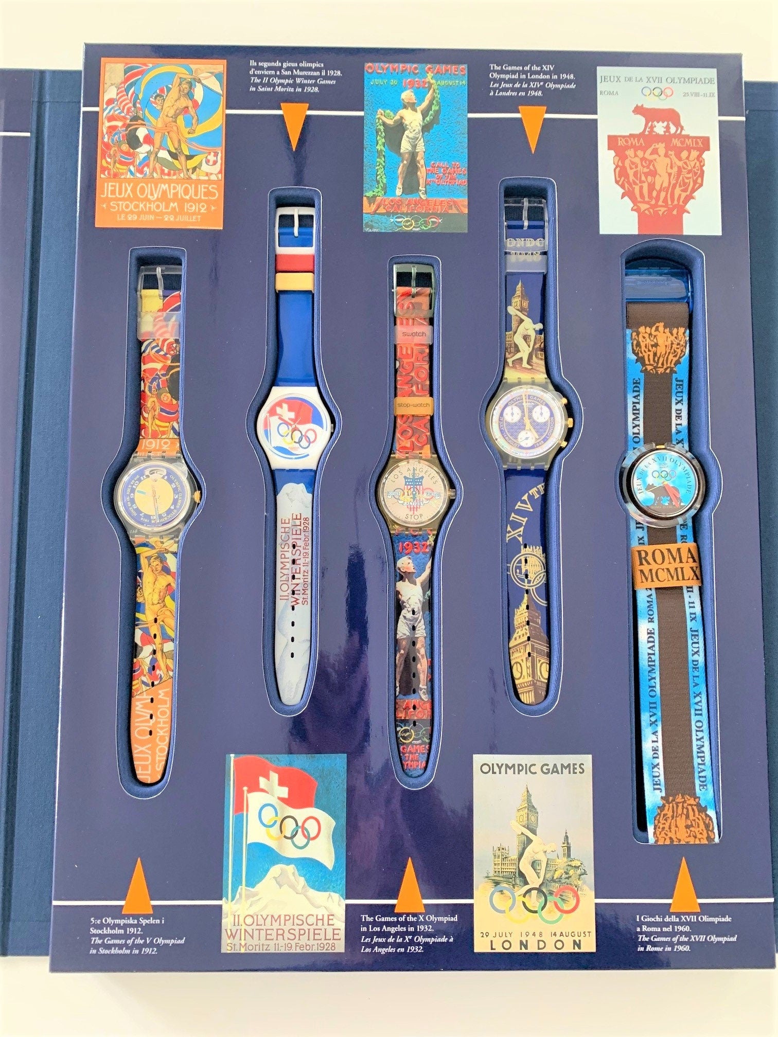 Swatch Olympic Special HISTORIC OLYMPIC GAMES Box I SZS01 (1996)