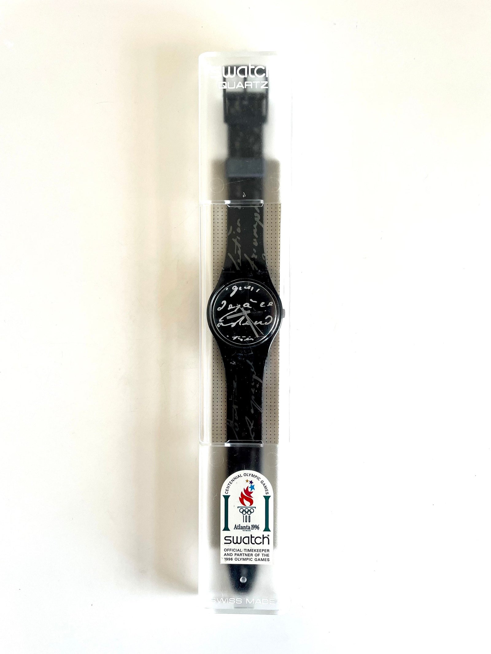 Swatch Gent WHITE WRITING GB165 (1995)