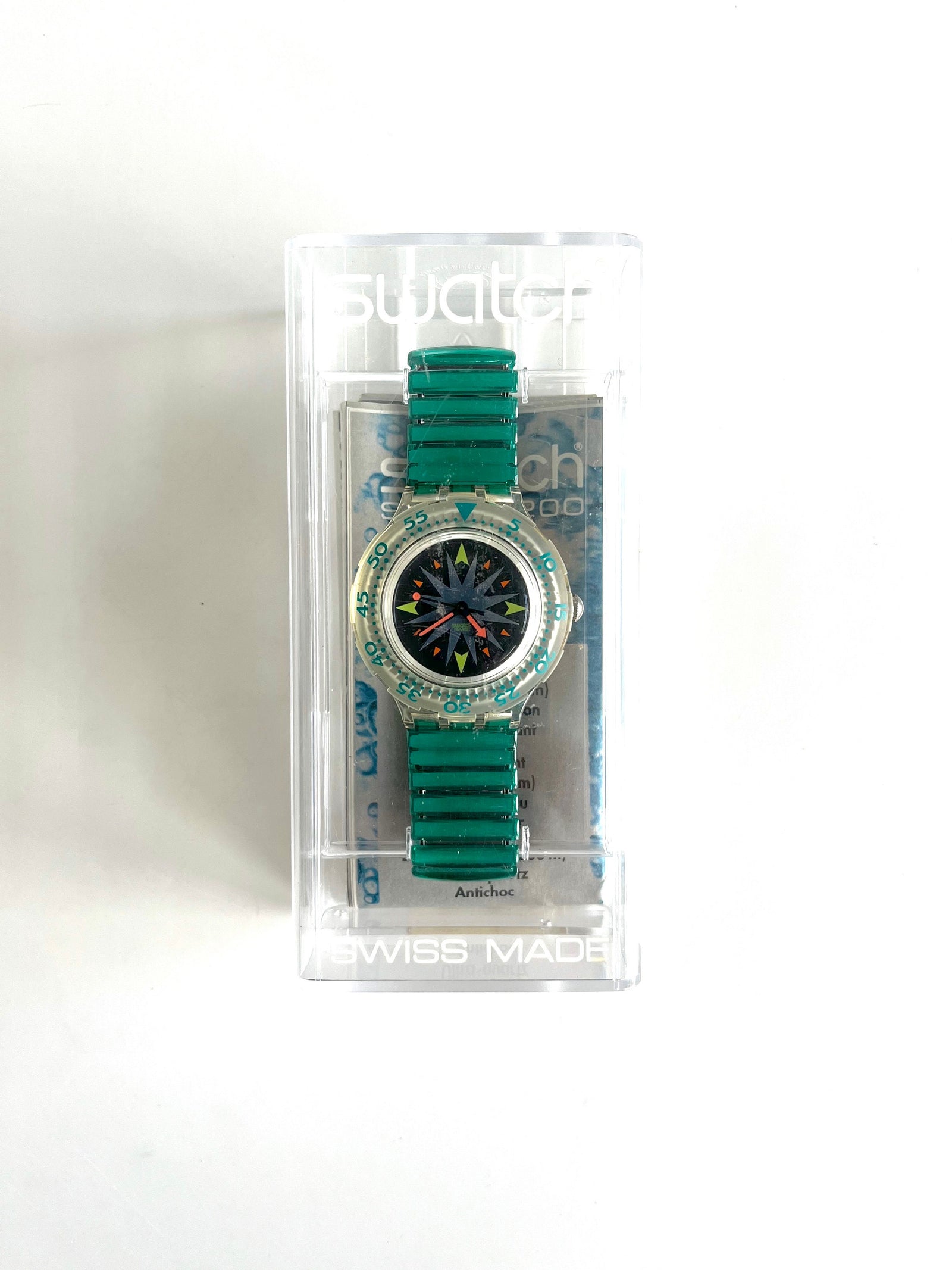 Swatch Scuba 200 MINT DROPS SDK108 (1993)