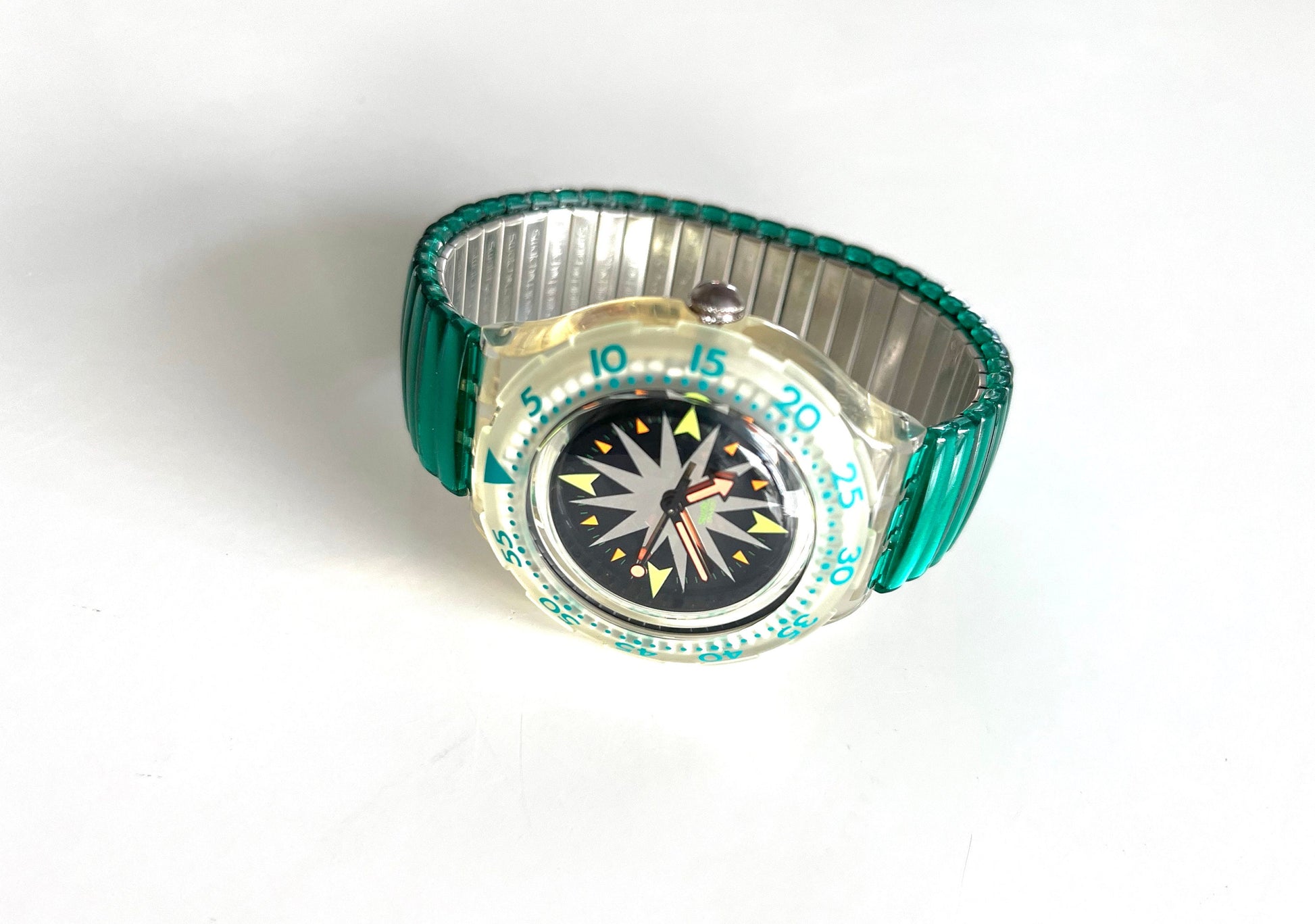 Swatch Scuba 200 MINT DROPS SDK108 (1993)
