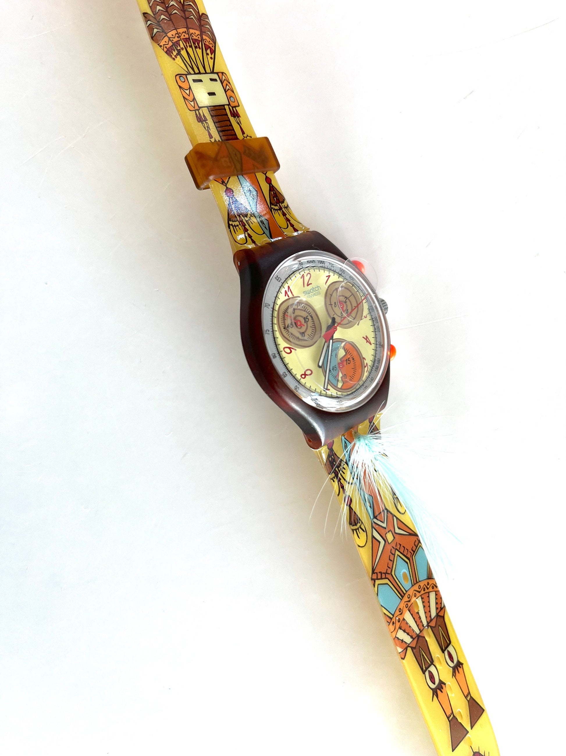 Swatch Chrono DANCING FEATHERS SCO100 (1994)