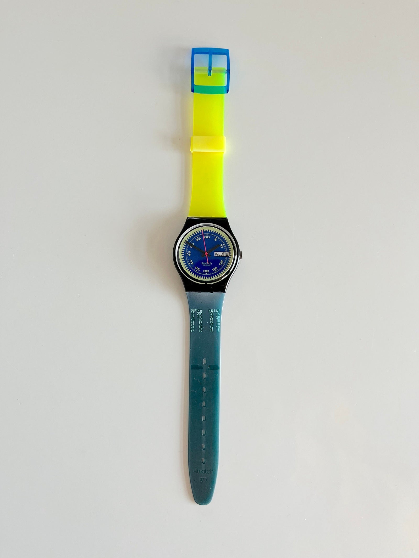 Swatch Gent BLUE NEPTUN GB718 (1990)