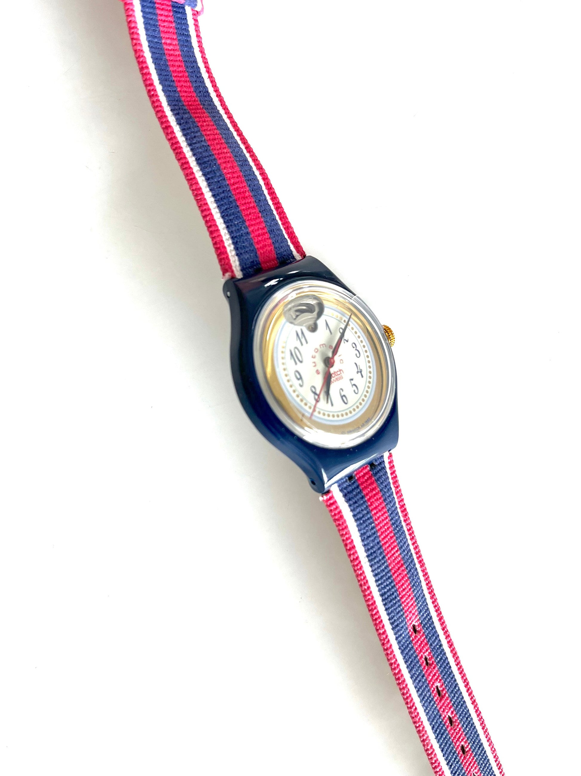 Swatch Automatic TIME & STRIPES SAN105 (1994)