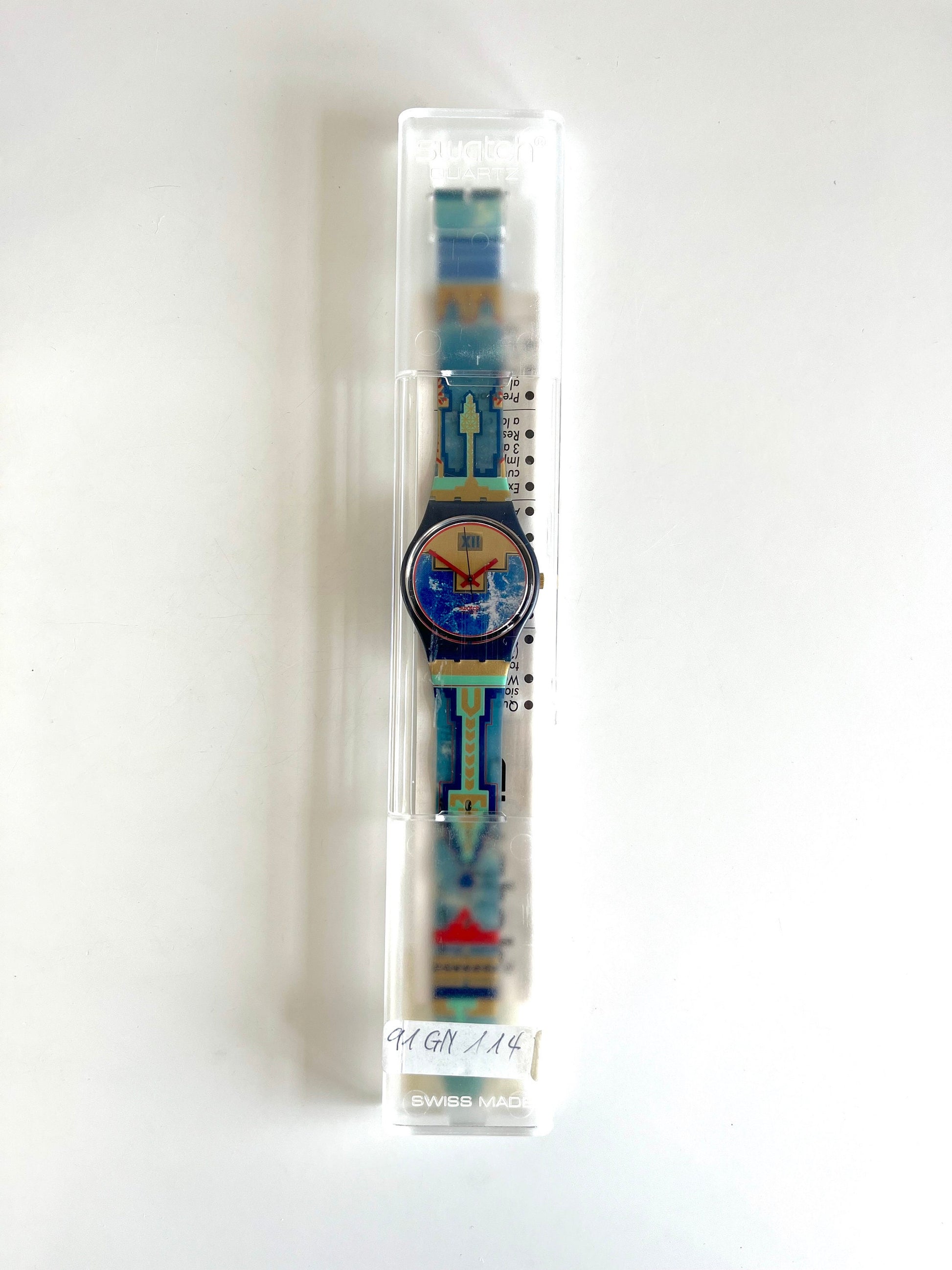 Swatch Gent BLUE FLAMINGO GN114 (1991)