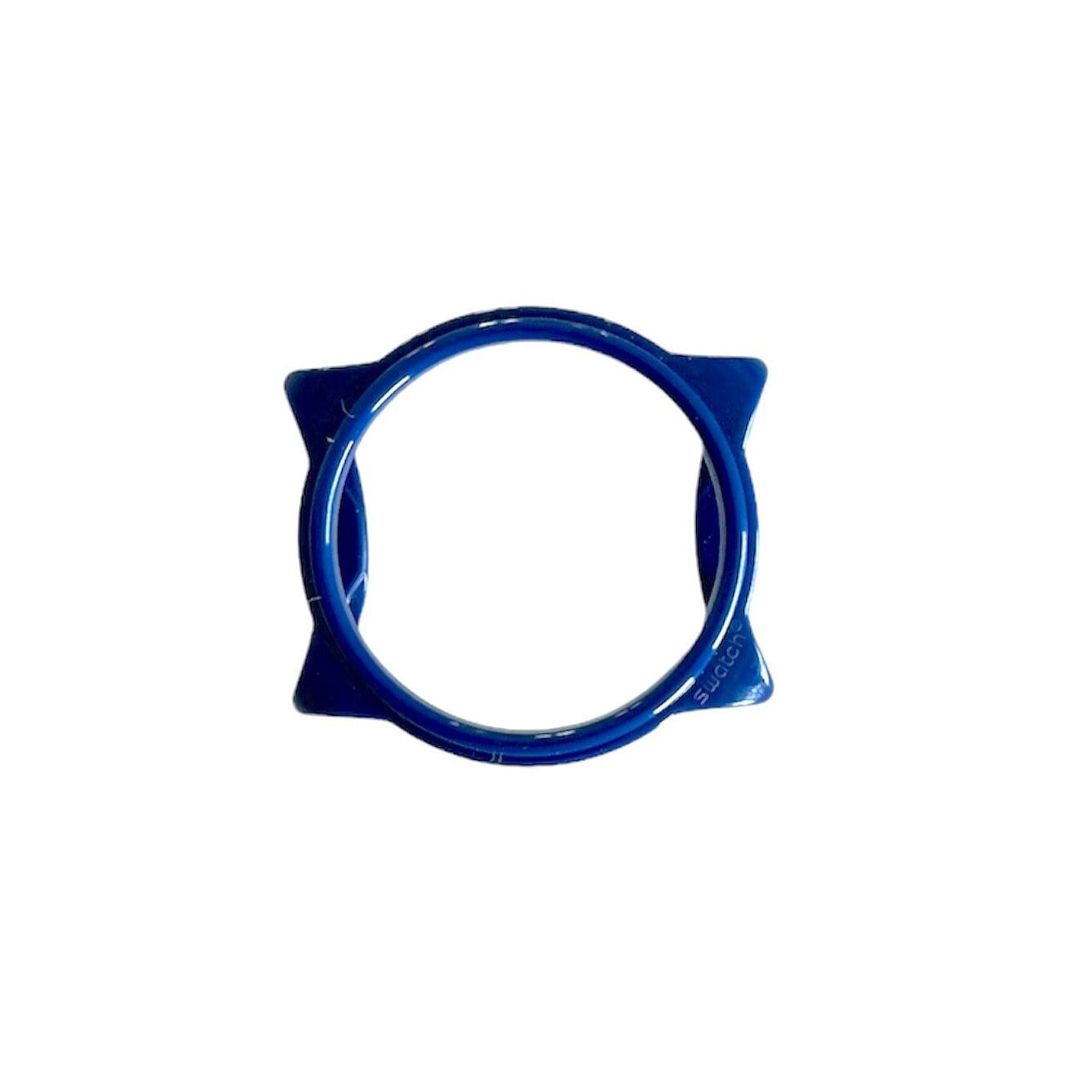 Vintage Rubber Swatch Watch Guard Metallic Blue New Swatch Guard Too - anyone with 3D printing experience  main image 3