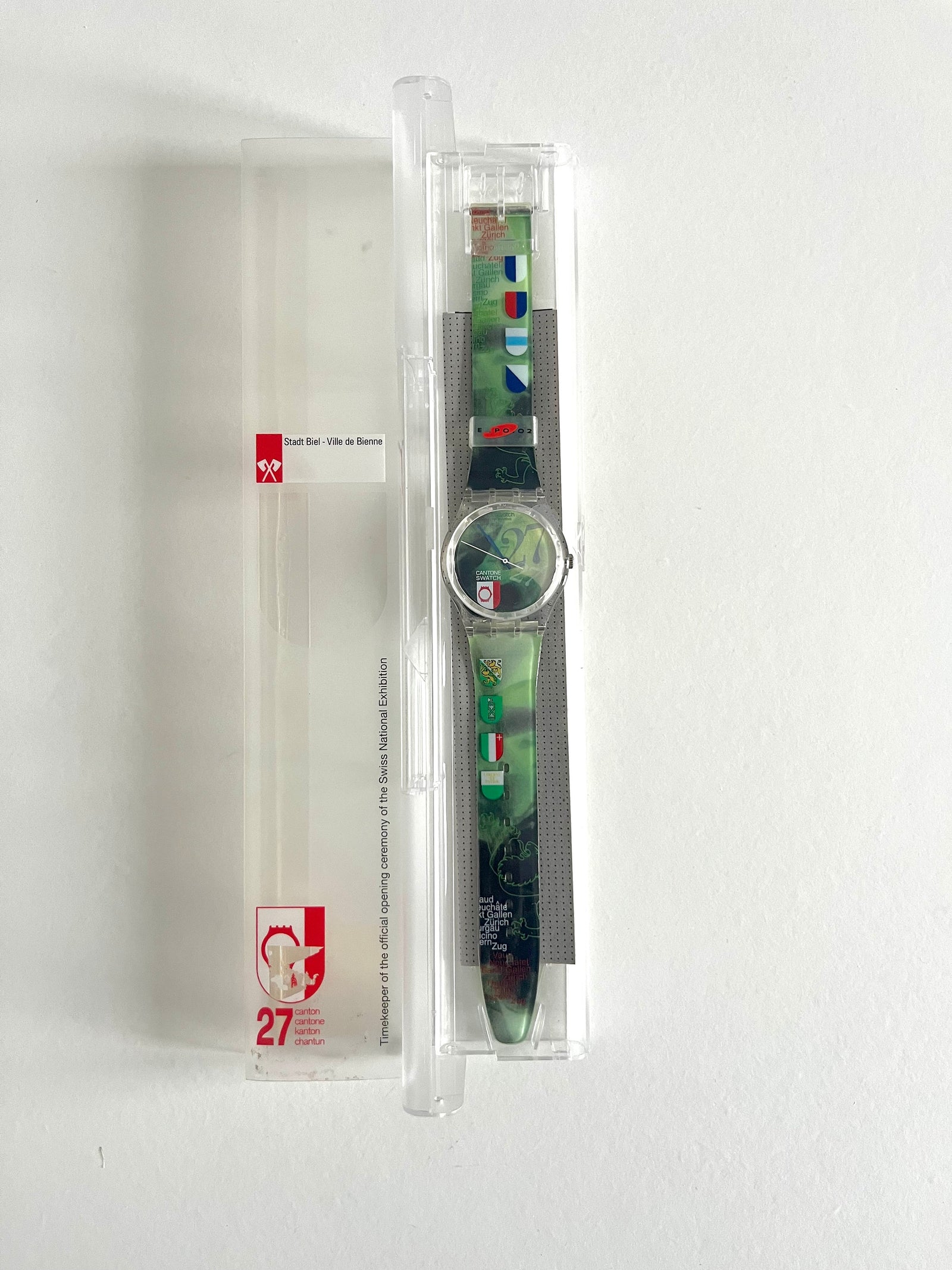 Swatch Gent 27 MO CANTONE Verte GZ173 (2002)