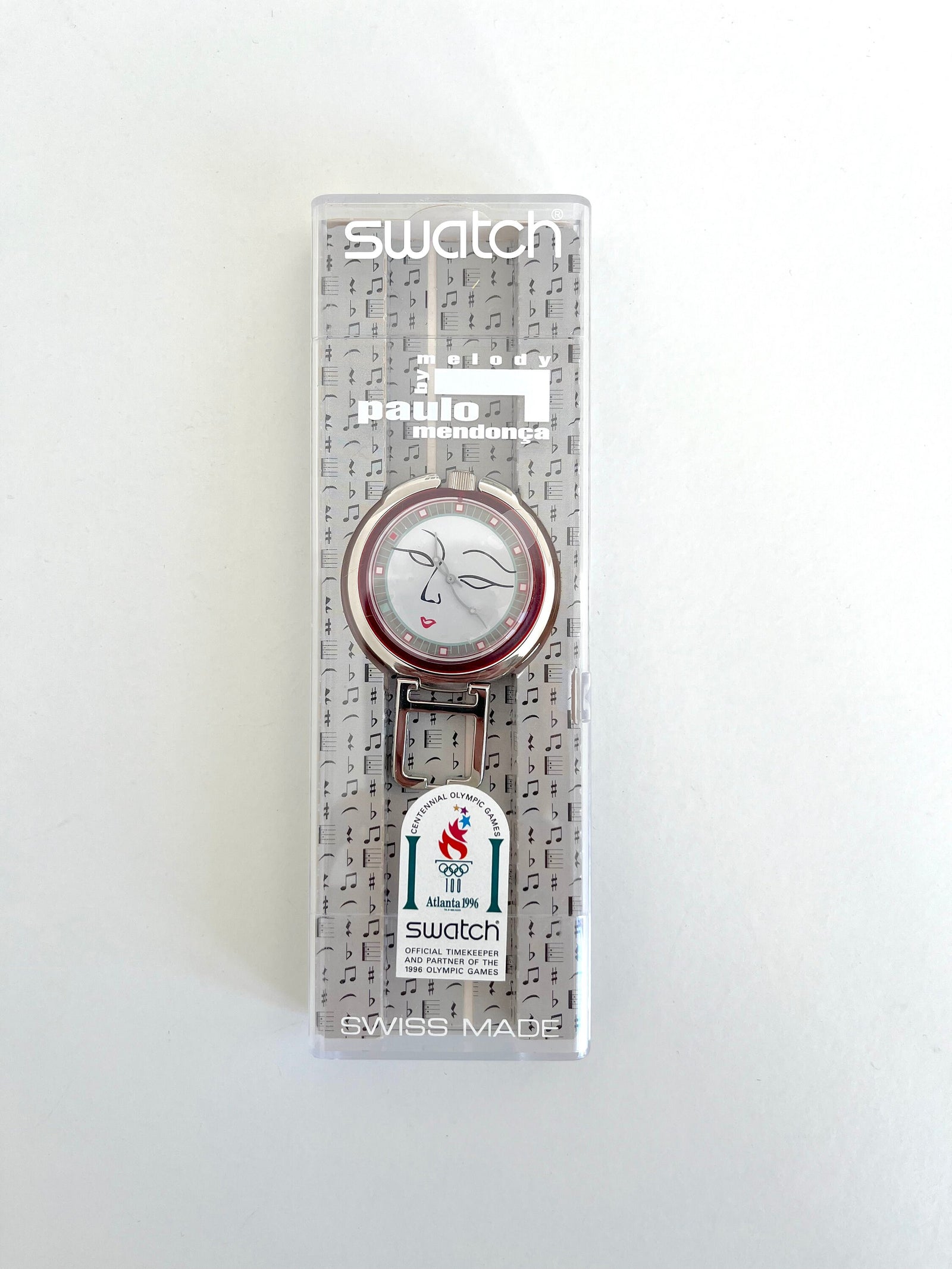 Swatch Musicall Alarm Clock SAYONARA PUR100 (1996)