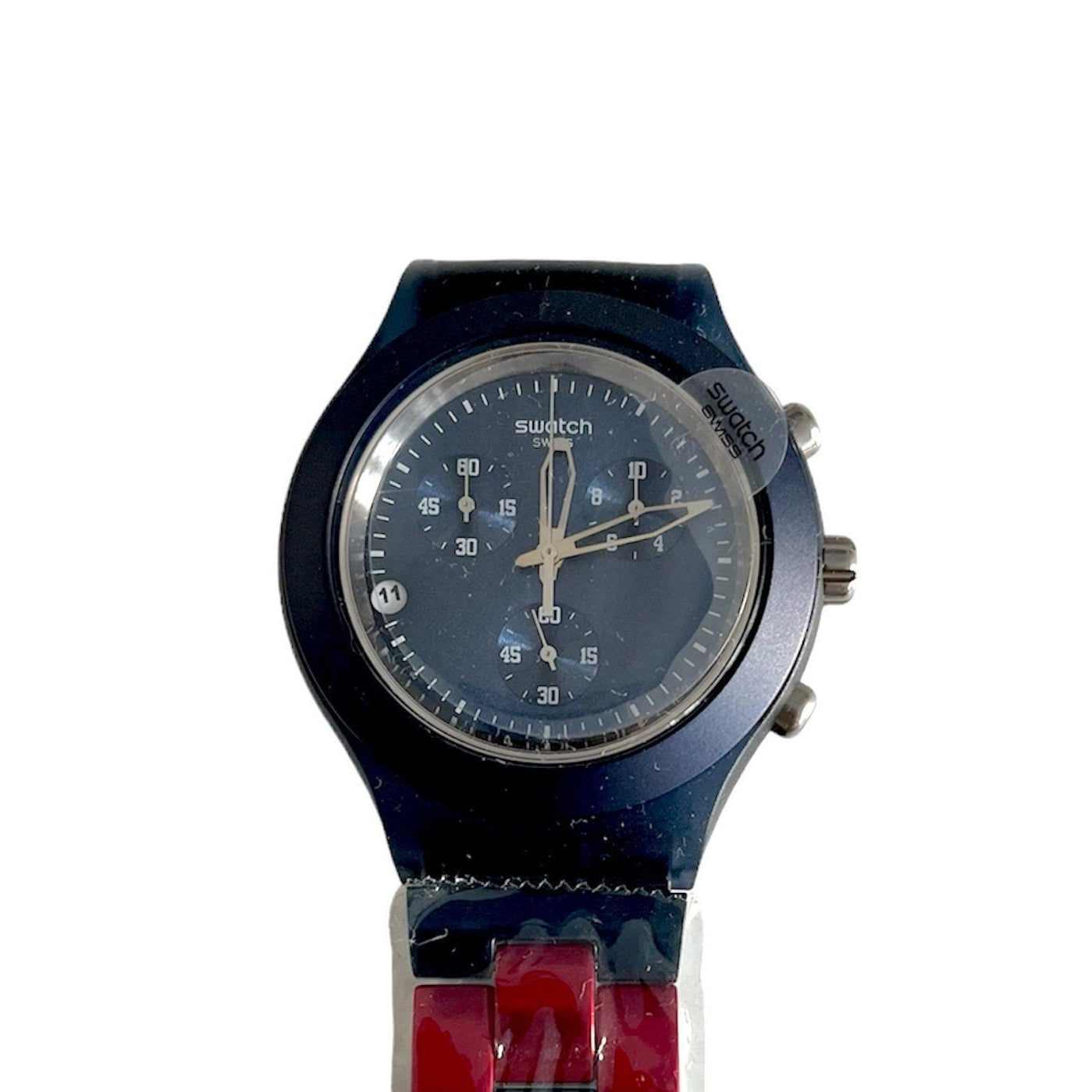 Swatch Diaphane Chrono FULL BLOODED Smoky Blue SVCN4004AG (2011)