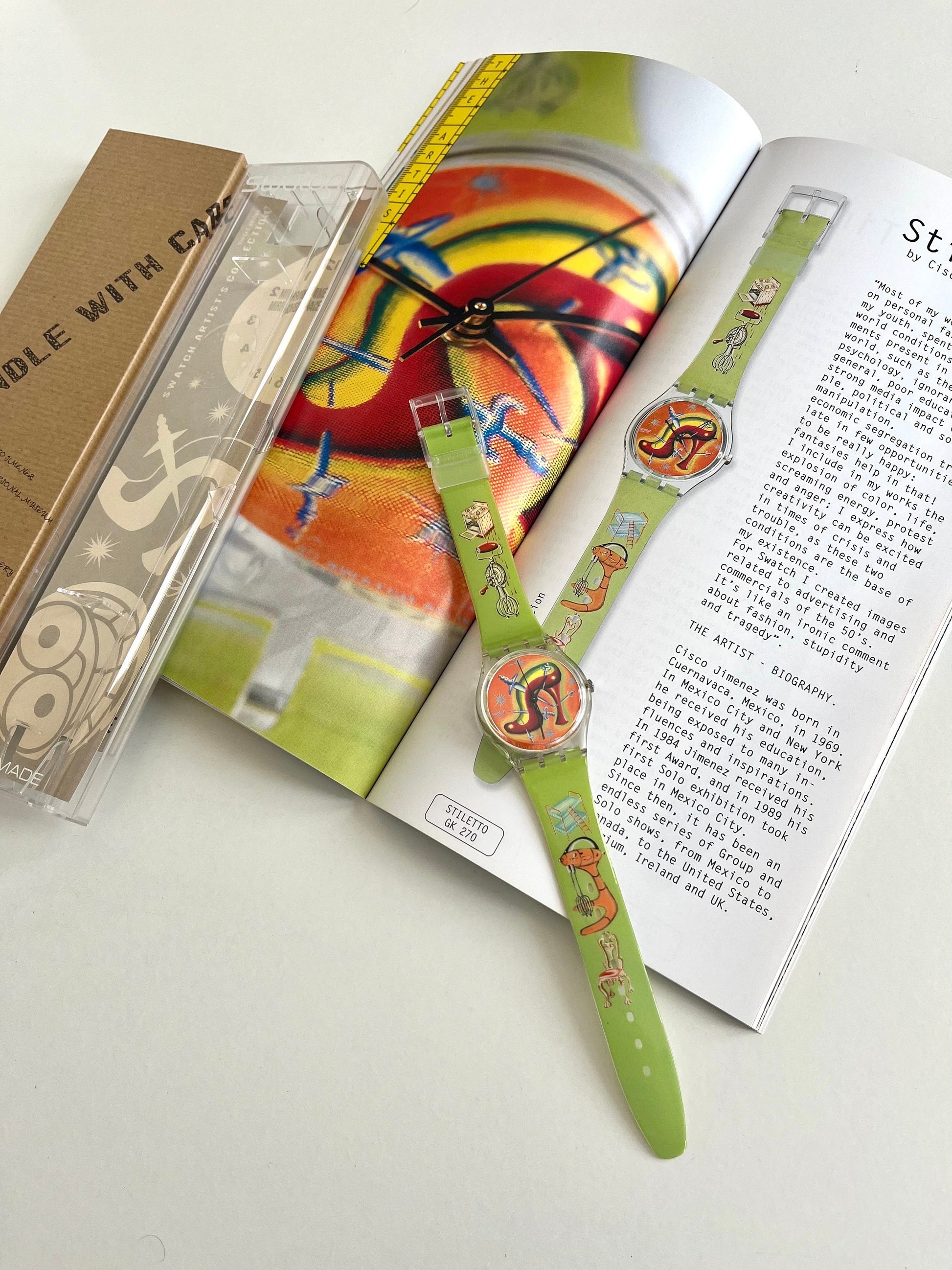 Swatch Artist Special STILETTO by Cisco Jimenez GK270(1998)